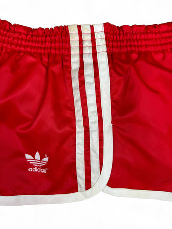 Vintage Adidas Nylonshorts Glanz Sprinter Made In West Germany Rot (5) M-L