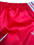 Vintage Adidas Nylonshorts Glanz Sprinter Made In West Germany Rot (5) M-L