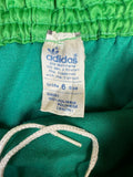 Vintage Adidas Nylon Shorts 80s Glanz Sprinter Made In West Germany Grün (6) M-L