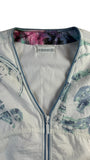 Vintage Adidas Damenweste Early 90s Floral Print Weiß Bunt (38) S