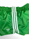 Vintage Adidas Nylon Shorts 80s Glanz Sprinter Made In West Germany Grün (6) M-L