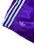 Rare! Vintage Adidas Nylon Shorts Glanz Sprinter Made In France Lila XS-S