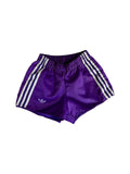 Rare! Vintage Adidas Nylon Shorts Glanz Sprinter Made In France Lila XS-S