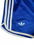 Vintage Adidas Nylon Shorts 80s Glanz Sprinter Made In France Ventex Blau S-M