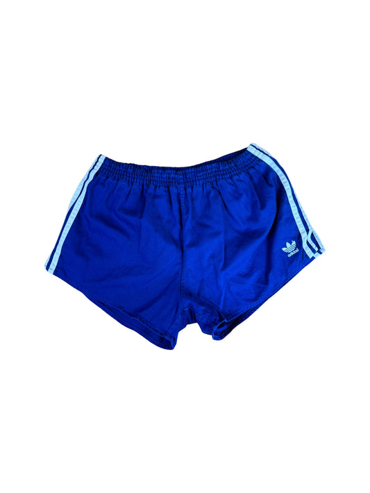 Vintage Adidas Shorts 80s Sprinter Beckenbauer Made In West Germany Blau M-L