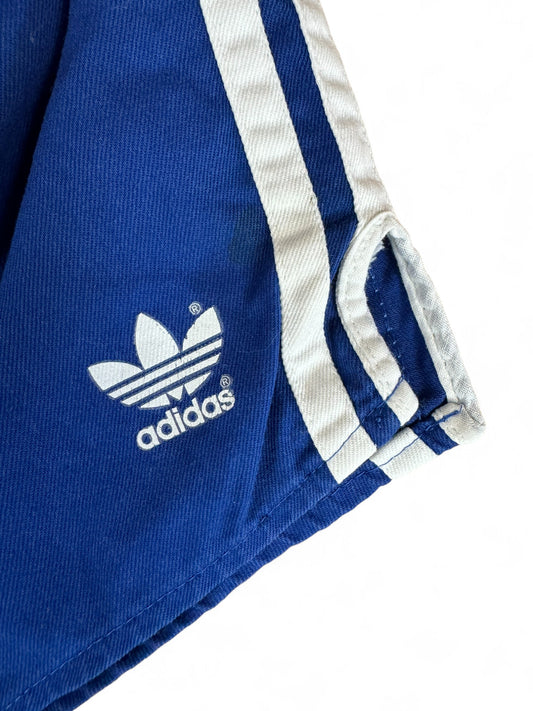 Vintage Adidas Shorts 80s Sprinter Beckenbauer Made In West Germany Blau M-L