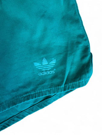 Vintage Adidas Shorts 80s Beckenbauer Made In West Germany Sprinter Grün (8) XL-XXL