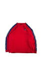 Vintage Nike Fleecesweater 90s Basic Rot L