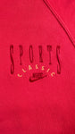 Vintage Nike Hoodie 90s "Sports Classic" Stickerei Lachsrot L