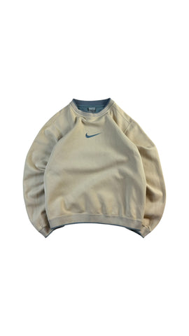 Nike Sweater 00s Middle Swoosh Creme S