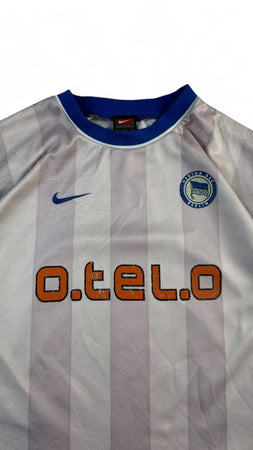 Nike Trikot Hertha BSC 2000-01 Otelo Grau Blau (18-20 XL) S-M