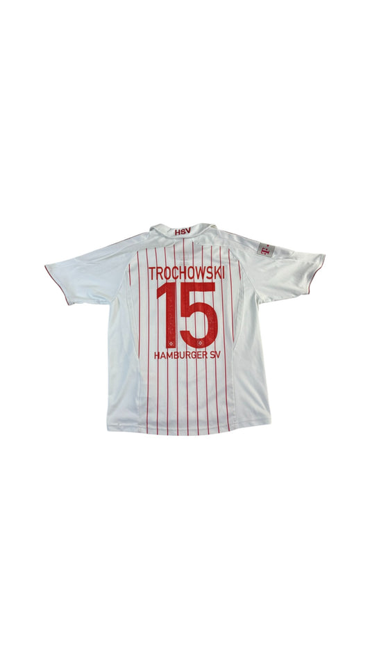 Adidas Trikot HSV 2007 #15 Trochowski Weiß Rot (152) XS-S