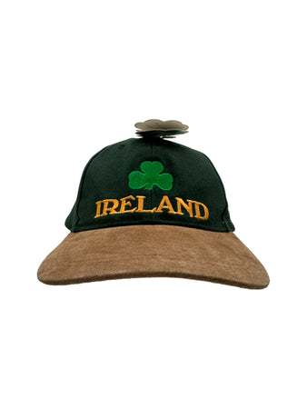 Vintage Ireland Cap Deadstock Grün Braun One Size