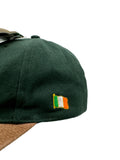 Vintage Ireland Cap Deadstock Grün Braun One Size