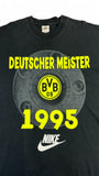 Vintage Nike Shirt BVB Dortmund "Deutscher Meister 1995" Single Stitch Made In Ireland XL