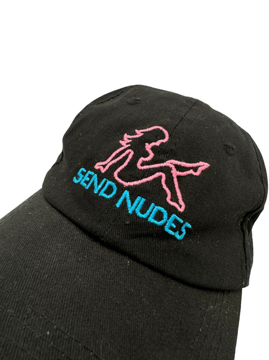 Send Nudes Cap Schwarz One Size