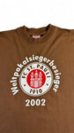 Vintage B&C Shirt 2002 St. Pauli "Weltpokalsiegerbesieger" Braun M-L