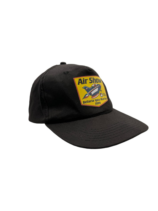 Vintage Cap Air Show Bellaria Igea Marina 1999 Schwarz One Size