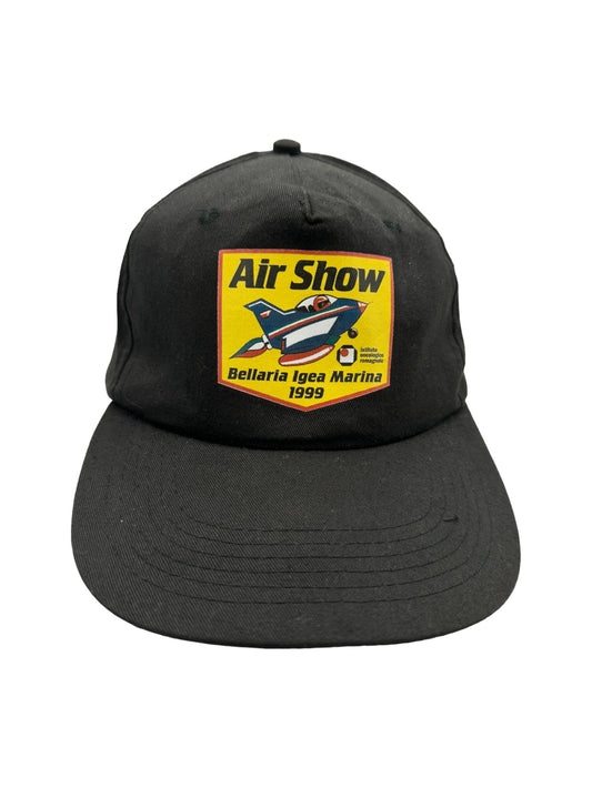 Vintage Cap Air Show Bellaria Igea Marina 1999 Schwarz One Size