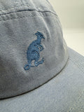 By Parra Cap Hiding 5 Panel Volley Oxoford Blue Made In USA One Size