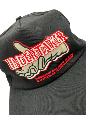 Rare! Vintage Titan Sports Cap Undertaker 1993 Schwarz One Size