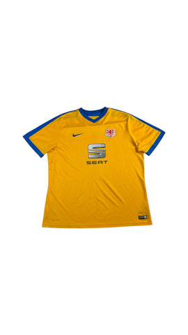 Nike Trikot 2016-17 Eintracht Braunschweig Home Seat Gelb Blau XXL