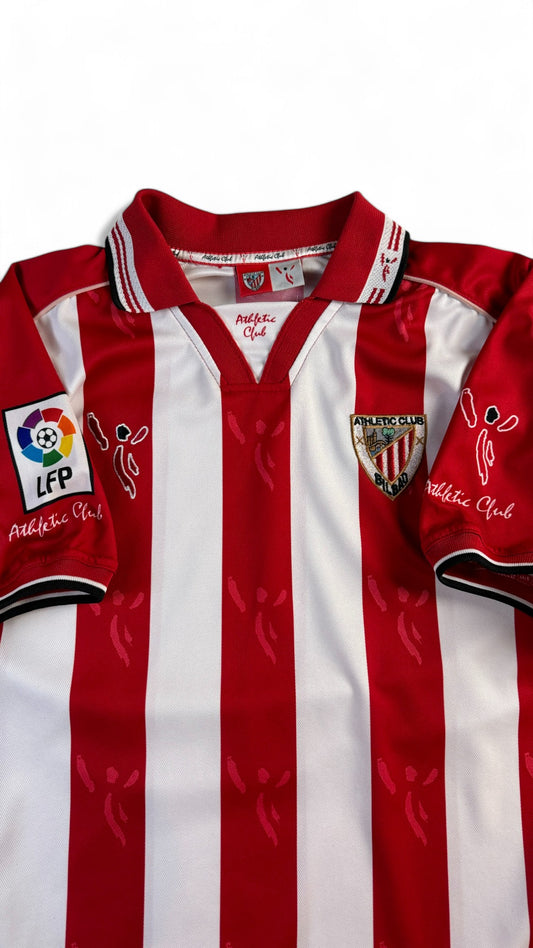 Vintage Trikot 2001-04 Athletic Bilbao Home Weiß Rot M