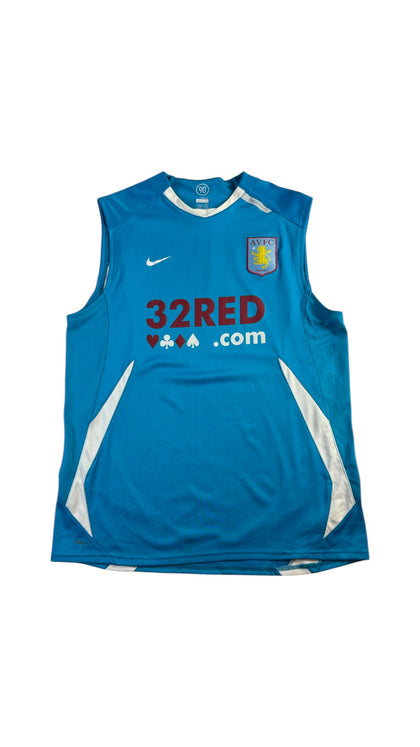 Nike Training Vest / Trikot / Tank Top 2007-08 Aston Villa Blau L