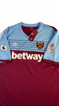 Umbro Trikot West Ham United 2019/2020 #9 Thomas Home Deadstock Neu Mit Etikett Betway Rot Blau 4XL