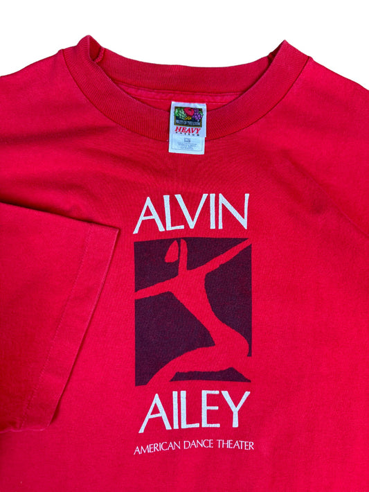 Vintage Fruit Of The Loom Shirt "Alvin Ailey American Dance Theater" New York Single Stitch Rot XL