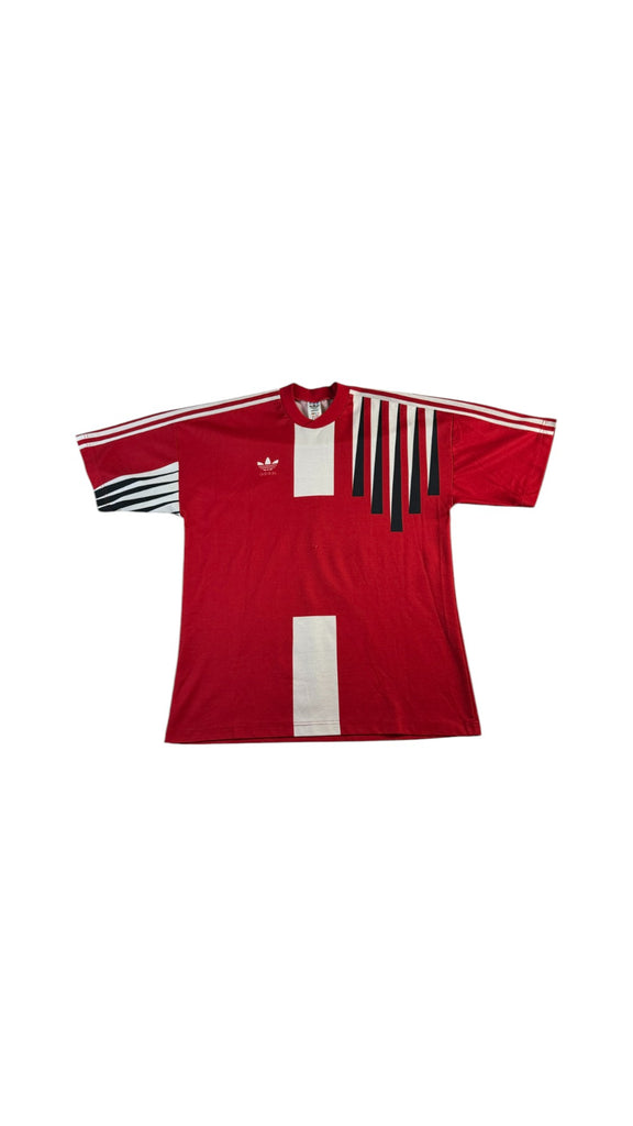 Vintage Adidas Trikot 80s Made In Hungary Rot WeiB L RareRags