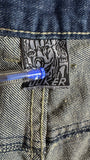 Vintage Joker Brand Baggy Jeans Late 90s Deadstock Mit Etikett Dunkelblau 36