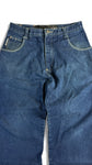 Vintage Southpole Baggy Jeans 90s Made In Hong Kong Dunkelblau 32