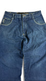 Vintage Southpole Baggy Jeans 90s Made In Hong Kong Dunkelblau 32