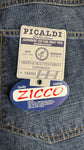 Vintage Picaldi Baggy Jeans 90s Zicco 472 Viper No.2 Deadstock Mit Etikett Dunkelblau W36 L32