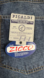 Vintage Picaldi Baggy Jeans 90s Zicco 472 Viper No.2 Deadstock Mit Etikett Dunkelblau W36 L32