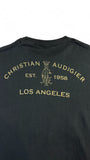 Christian Audigier Shirt 00s "City of angels" Schwarz Gold L