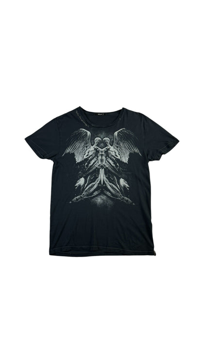 Replay Shirt 00s Angels Print Schwarz M