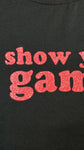 Adidas Ringer Shirt 2005 "I'll show you my game..." Schwarz (36) S