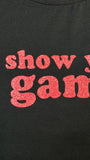 Adidas Ringer Shirt 2005 "I'll show you my game..." Schwarz (36) S