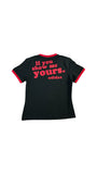 Adidas Ringer Shirt 2005 "I'll show you my game..." Schwarz (36) S