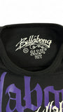 Billabong Shirt 00s Y2K Print Slim Fit Schwarz XXL