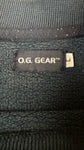 Vintage OG Gear Sweater 90s Bestickt Dunkelblau L