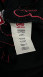 Vintage Ecko Sweat-Jacke 90s "The Art of Progress"-Crowd Schwarz Rot L