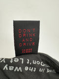 Vintage No Fear Cap "Dont Drink And Drive" Made In USA Schwarz One Size