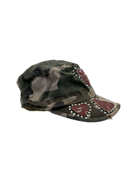 Y2K Cap Strass Camouflage One Size