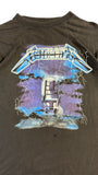 Vintage Shirt 90s Metallica "Ride the Lightning" Bootleg Schwarz M-L