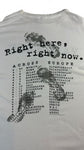 Rare! Vintage Hanes Shirt 1993 Van Halen "Right here, right now"-Europe Tour Single Stitch Made In USA Weiß XL