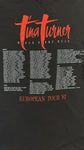 Rare! Vintage Tourshirt 1987 Tina Turner "Break every rule"-European Tour Single Stitch Schwarz L