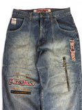 Vintage Paco Jeans Baggy Dunkelblau W34 L31